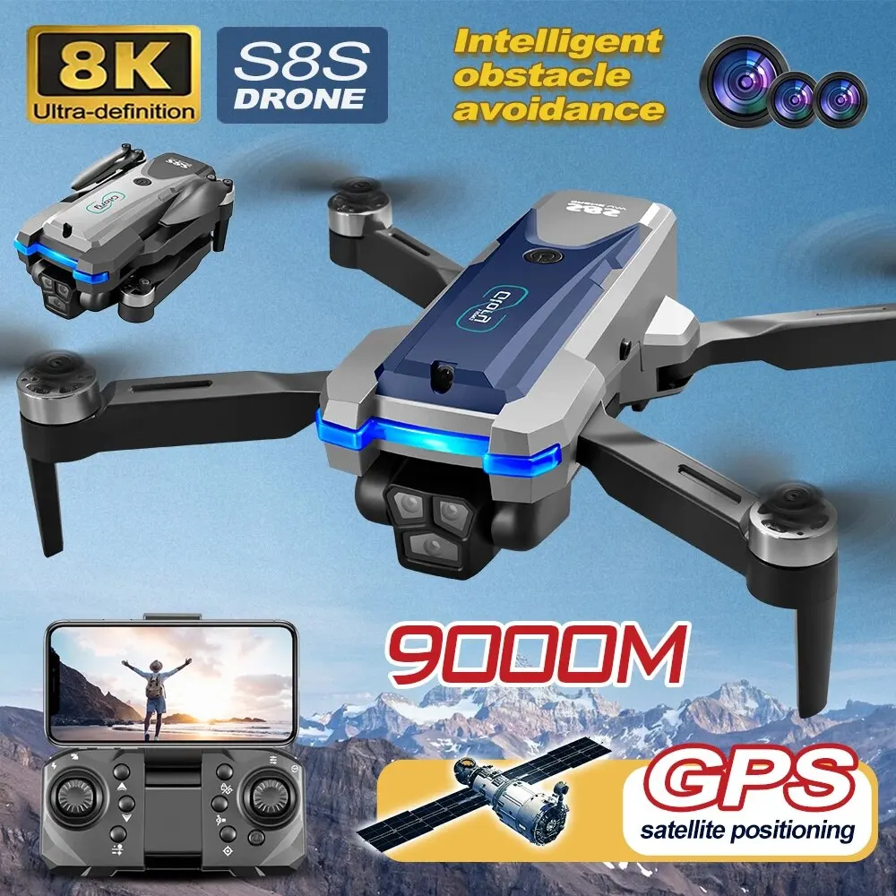 Складной Квадрокоптер S8S, GPS – обзор и цена Drone Gps Module